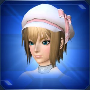 リボンキャスケット帽 桃 sc2.jpg