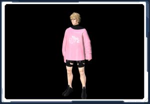 ぶかぶかＴシャツＭ Ou sc2.jpg